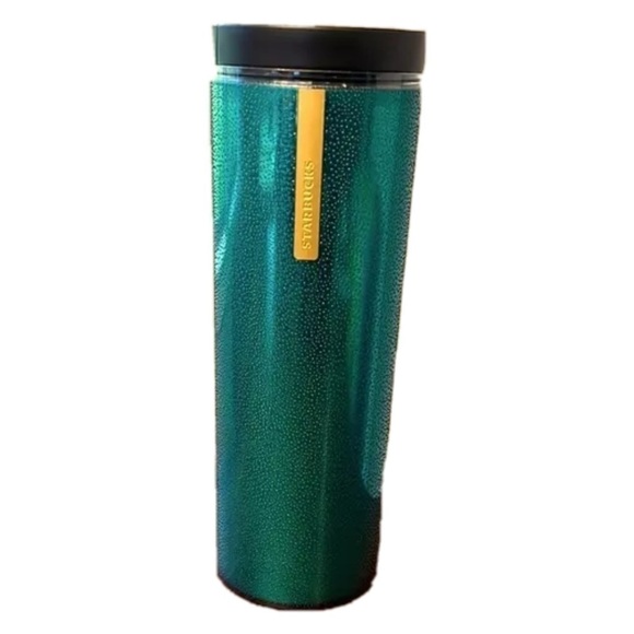 Starbucks Emerald Green Pebbled Tumbler 16oz - Picture 1 of 6